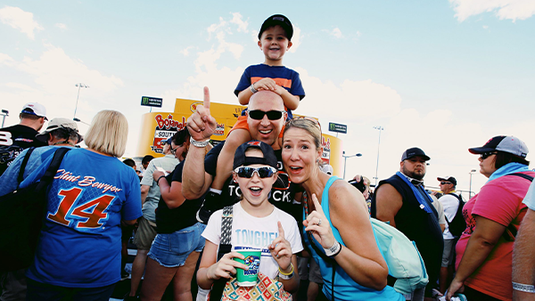 Fans enjoying pre race action at DAR